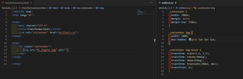 Transformaciones2D_código