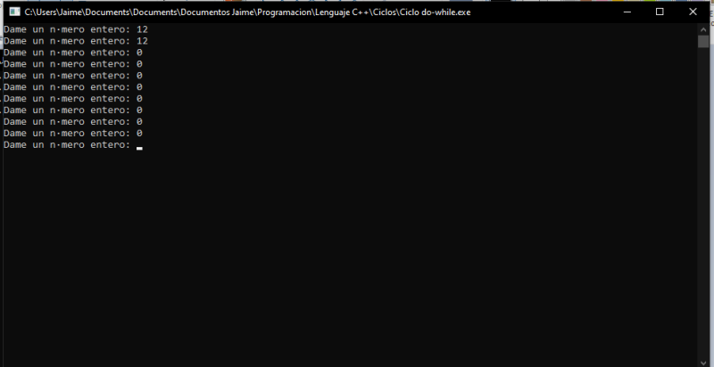 do-while enteros-exec2