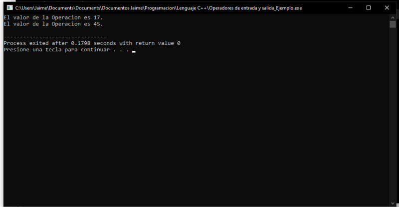 ERROR EN ejemplo 2 de OPeradores de extracc
