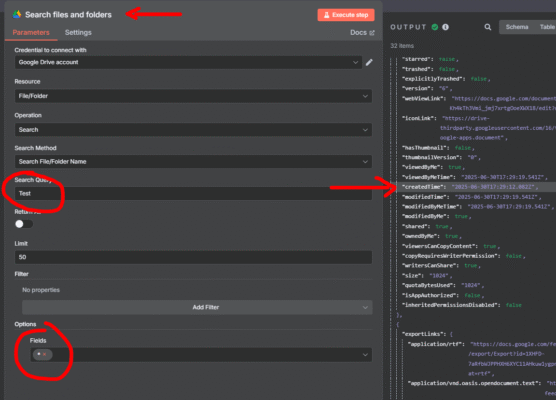 analizar archivos drive