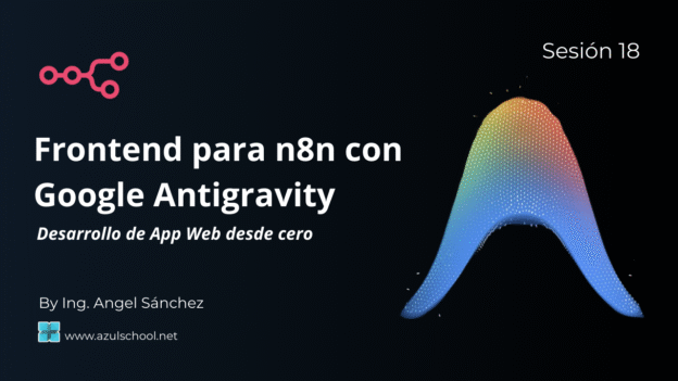 alt="Interfaz de usuario frontend para n8n creada con Antigravity y Django"
